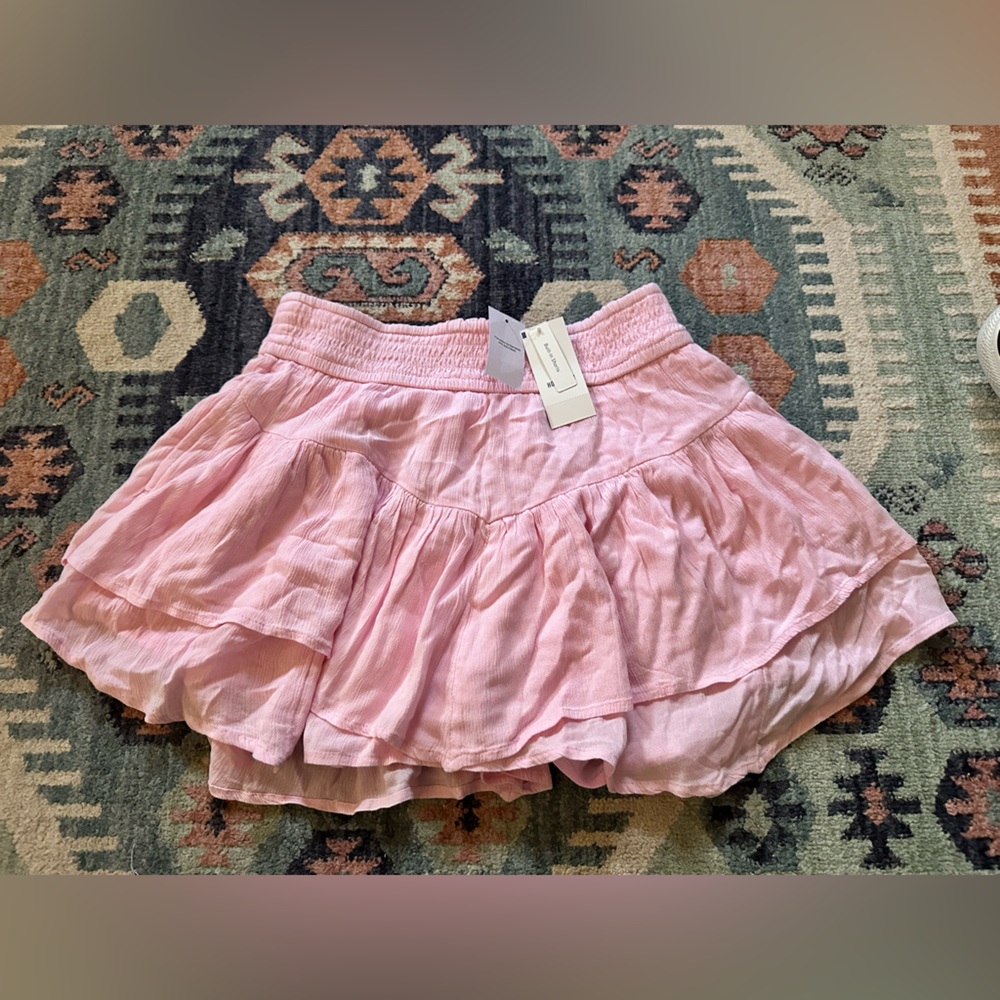 Hollister Pink Ruffled Women's Skort
